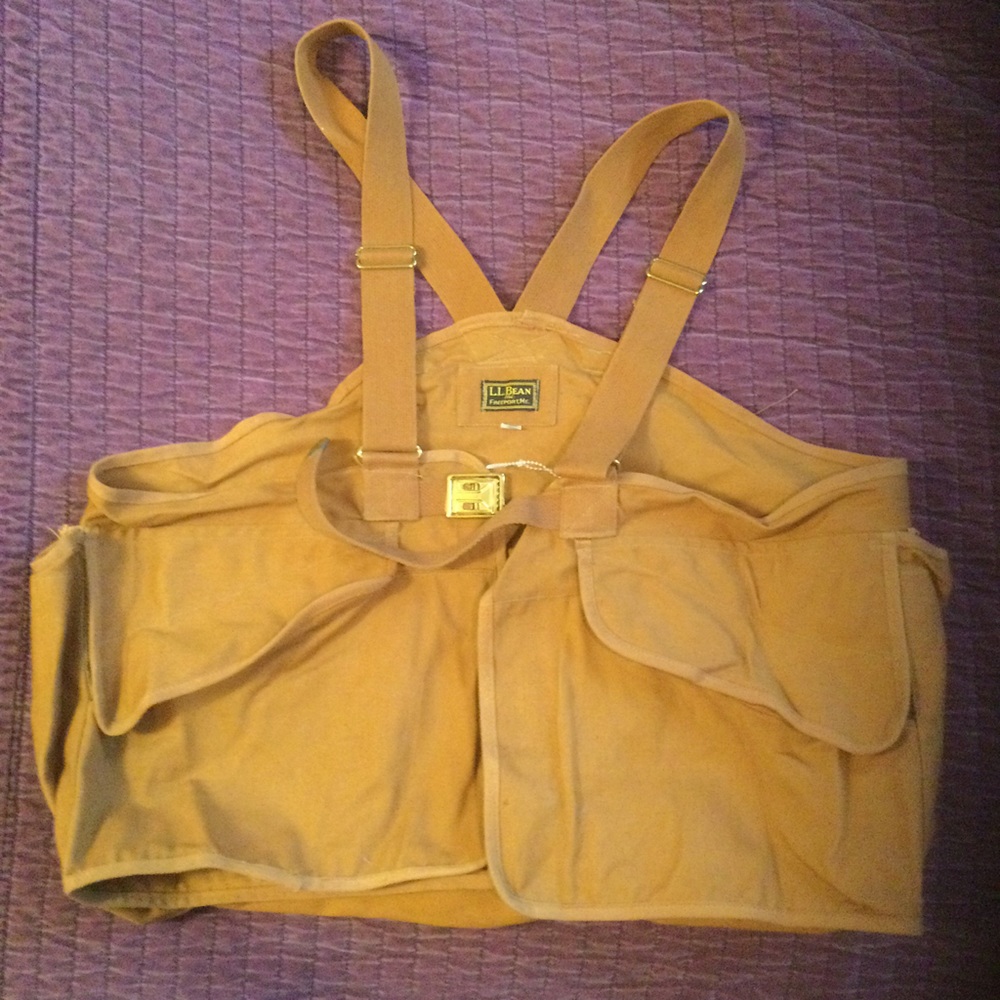 L.L. Bean hunting vest bag